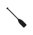 black paddle icon vector image