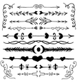 hand drawn doodle design elements vector image