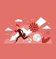 coronavirus covid19 virus impacts global business vector image