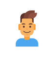 profile icon male emotion avatar man cartoon vector image