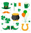 set of for st patricks day vector image