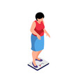 women on weighs composition vector image vector image