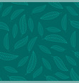 seamless stylized leaf background leaves vector image vector image