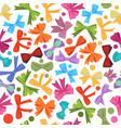 bows pattern holiday beauty fashioned items vector image vector image
