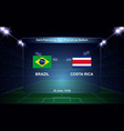 football scoreboard vector image