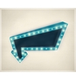 3d retro arrow vector image vector image