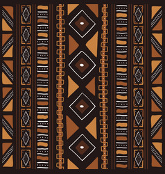 african print fabric seamless tribal pattern vector image vector image