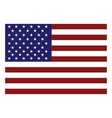 american flag icon vector image vector image