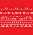 merry christmas greeting card with classical vector image vector image
