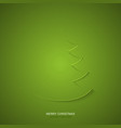 modern christmas tree background vector image