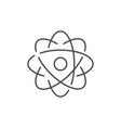 atom related linear icon vector image vector image