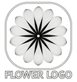 flower logo vector image vector image