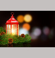 christmas and new year design with vector image vector image