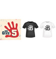 give me 5 t shirt print stamp vector image