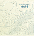 mopographic map the stylized height vector image