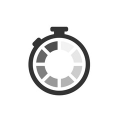 Clock loading icon download icon isolated Vector Image