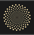 abstract dotted shape - design element vector image vector image