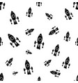 space background for kids spaceship seamless vector image