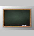 blackboard with wooden frame vector image
