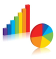business charts vector image