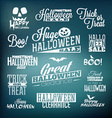 halloween design vector image vector image