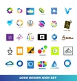 logo design elements icon set vector image