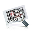 barcode sticker vector image