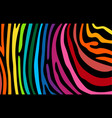 bright colourful horizontal abstract wallpaper vector image