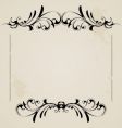 vintage frame vector image vector image