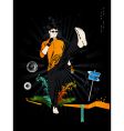 young boy boxer extreme sports vector image vector image
