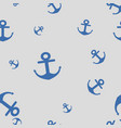 seamless pattern of anchors vector image