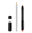pen flash pencil vector image