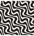 wavy lines hand drawn pattern vector image