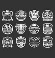 western symbols cowboy and sheriff wild west vector image vector image