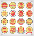 retro vintage badges and labels collection 1 vector image