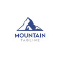 modern mountain logo template for business vector image