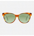 vintage sun glasses vector image