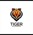 tiger esport logo design vector image
