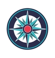 compass rose design vector image