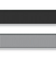 realistic assembling line set top view vector image