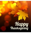 happy thanksgiving background vector image vector image