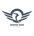 falcon logo template vector image vector image