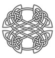 round celtic scandinavian design celtic pattern vector image vector image