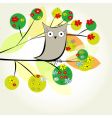 bird card vector image