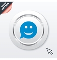 smile face sign icon smiley symbol vector image