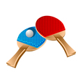 table tennis vector image vector image
