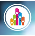 diversity concept design vector image