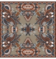 traditional ornamental floral paisley bandanna vector image
