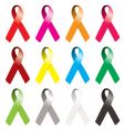 awareness ribbon vector image