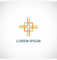 target focus square logo vector image